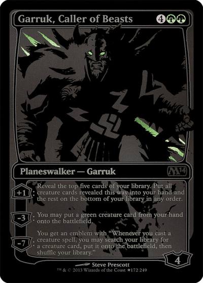 Garruk, Caller of Beasts PSDC-172STAR San Diego Comic-Con 2013 Magic card