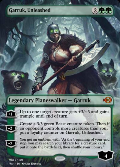 Garruk, Unleashed PRM-85944 Magic Online Promos Magic card