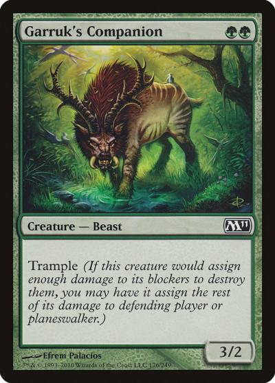 Garruk's Companion M11-176 Magic 2011 Magic card