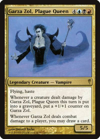 Garza Zol, Plague Queen 129 Coldsnap Magic card