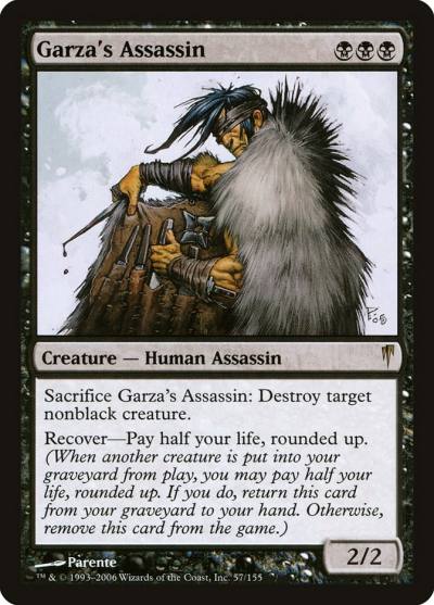 Garza's Assassin 57 Coldsnap Magic card