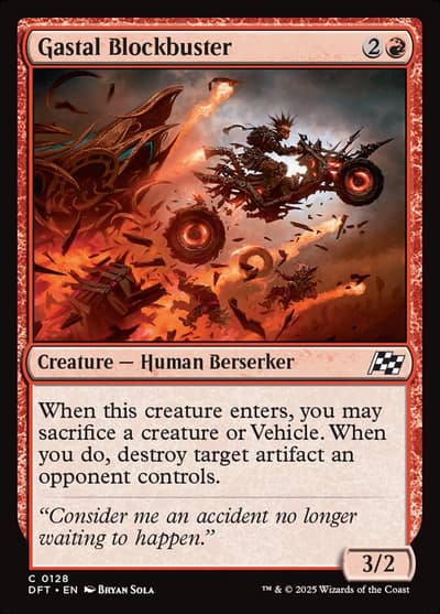 Gastal Blockbuster 128 Aetherdrift Magic card