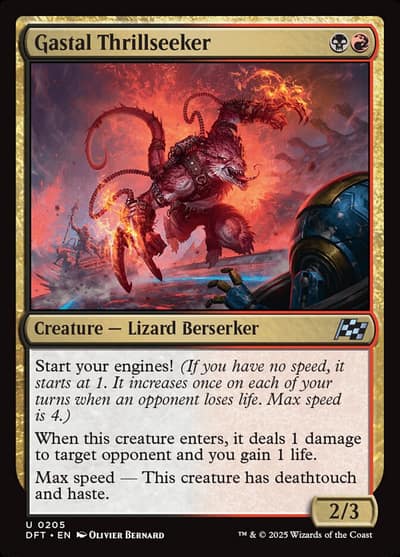 Gastal Thrillseeker 205 Aetherdrift Magic card
