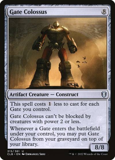 Gate Colossus CLB-315 Commander Legends: Battle for Baldur's Gate Magic card