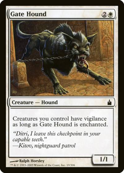 Gate Hound 19 Ravnica: City of Guilds Magic card