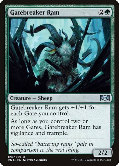 Gatebreaker Ram RNA-126 Ravnica Allegiance Magic card