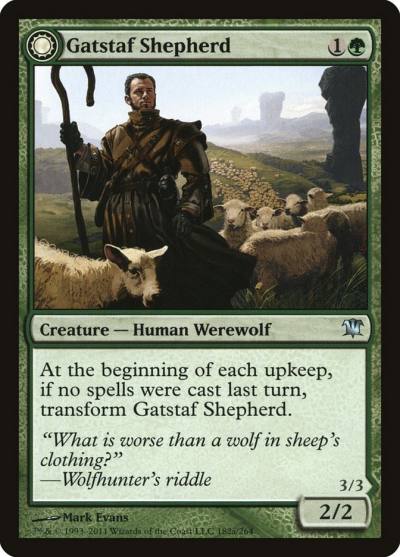 Gatstaf Shepherd // Gatstaf Howler ISD-182 Innistrad Magic card