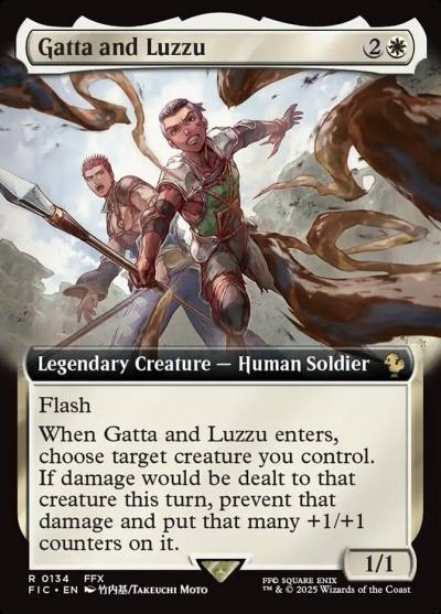 Gatta and Luzzu FIC-134 Final Fantasy Commander Magic card