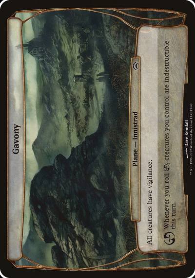 Gavony OPC2-15 Planechase 2012 Planes Magic card