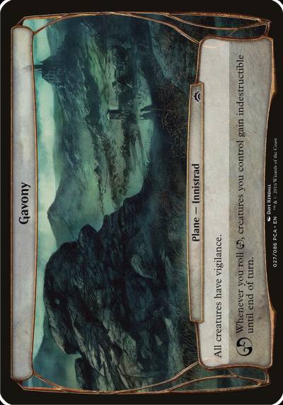 Gavony OPCA-27 Planechase Anthology Planes Magic card
