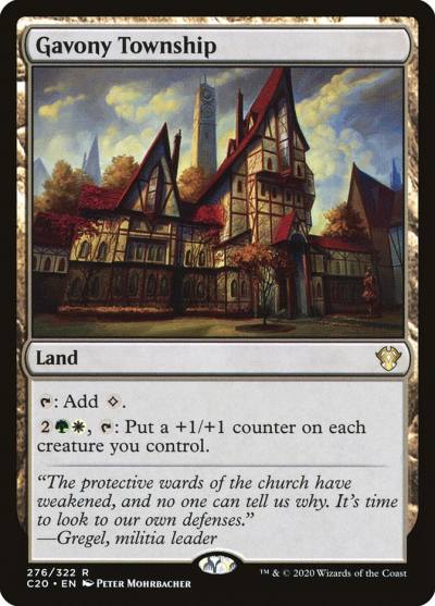 Gavony Township C20-276 Commander 2020 Magic card