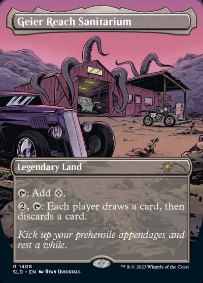 Geier Reach Sanitarium SLD-1408 Secret Lair Drop Magic card