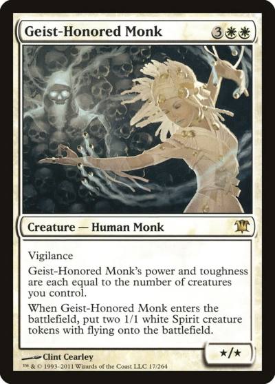 Geist-Honored Monk ISD-17 Innistrad Magic card