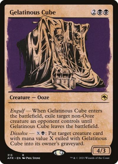 Gelatinous Cube AFR-313 Adventures in the Forgotten Realms Magic card