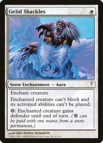Gelid Shackles CSP-6 Coldsnap Magic card
