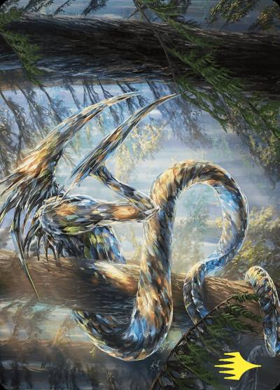 Gemhide Sliver // Gemhide Sliver ACMM-80 Commander Masters Art Series Magic card