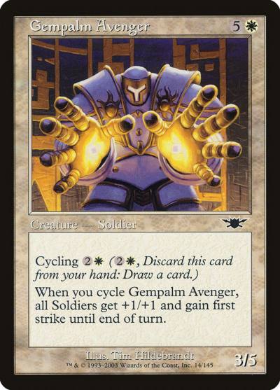 Gempalm Avenger LGN-14 Legions Magic card