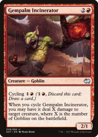 Gempalm Incinerator DDT-39 Duel Decks: Merfolk vs. Goblins Magic card