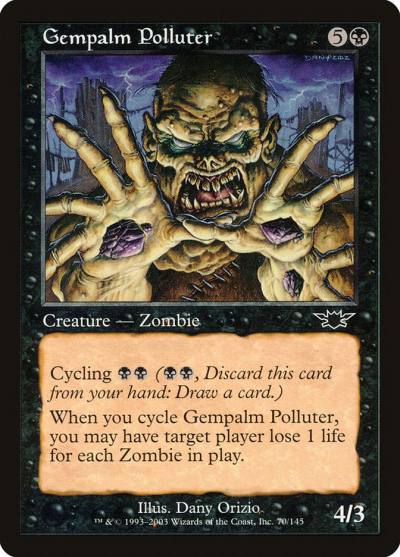 Gempalm Polluter LGN-70 Legions Magic card