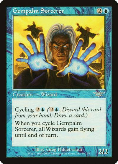 Gempalm Sorcerer LGN-39 Legions Magic card
