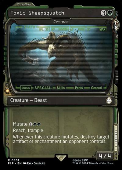Gemrazer PIP-351 Fallout Magic card