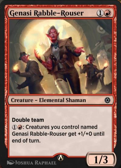 Genasi Rabble-Rouser HBG-53 Alchemy Horizons: Baldur's Gate Magic card