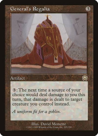 General's Regalia MMQ-295 Mercadian Masques Magic card