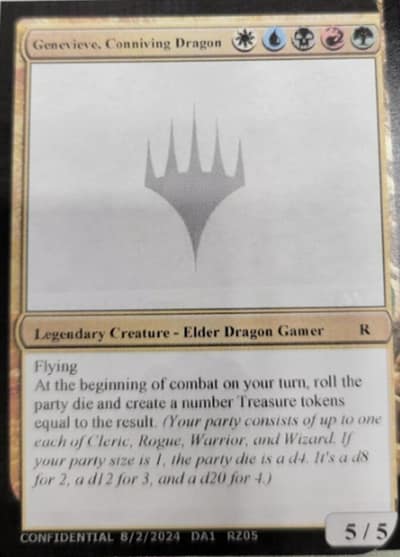 Genevieve, Conniving Dragon RZ05a Unknown Event Magic card