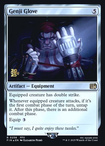 Genji Glove PFIN-258S Final Fantasy Promos Magic card