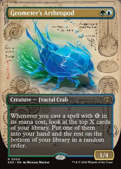 Geometer's Arthropod SOS-300 Secrets of Strixhaven Magic card
