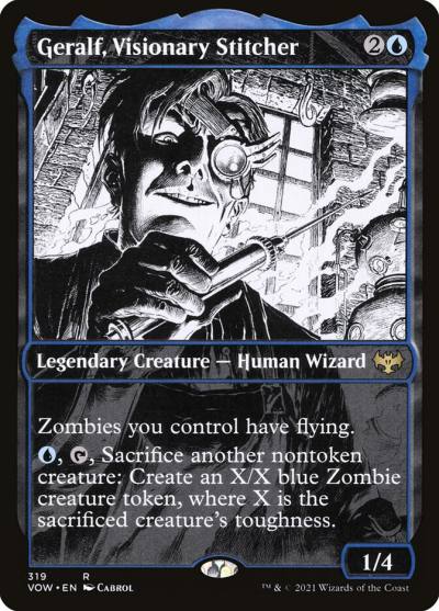Geralf, Visionary Stitcher VOW-319 Innistrad: Crimson Vow Magic card