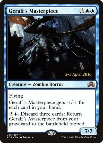 Geralf's Masterpiece PSOI-65S Shadows over Innistrad Promos Magic card