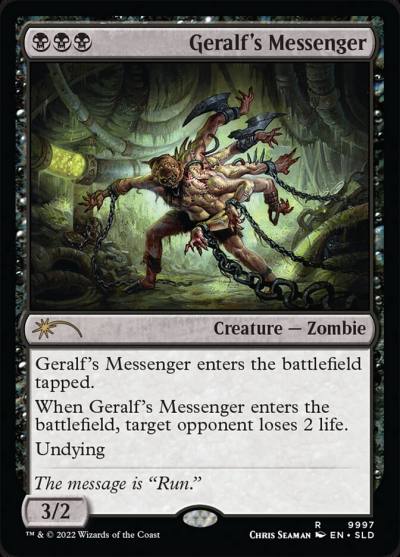 Geralf's Messenger SLD-9997 Secret Lair Drop Magic card
