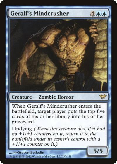 Geralf's Mindcrusher DKA-37 Dark Ascension Magic card