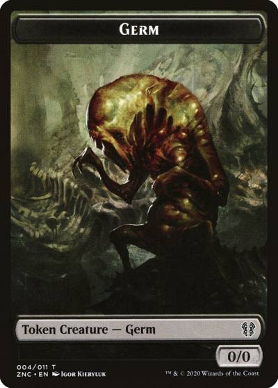 Germ TZNC-4 Zendikar Rising Commander Tokens Magic card