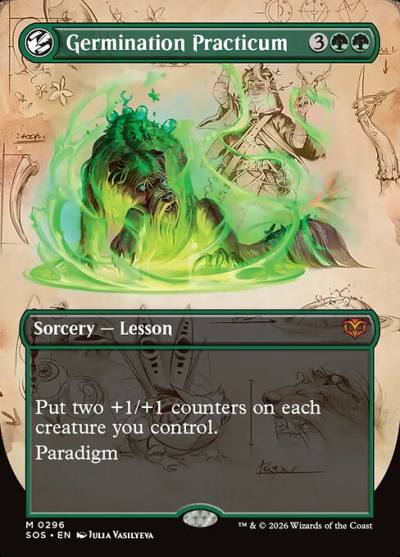 Germination Practicum SOS-296 Secrets of Strixhaven Magic card