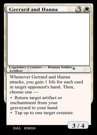 Gerrard and Hanna RW04a Unknown Event Magic card