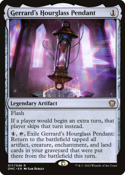 Gerrard's Hourglass Pendant DMC-17 Dominaria United Commander Magic card