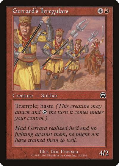 Gerrard's Irregulars MMQ-192 Mercadian Masques Magic card