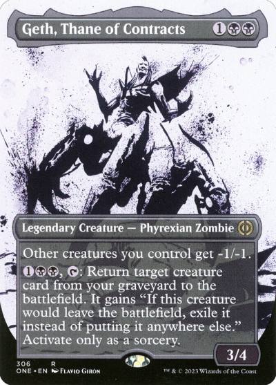Geth, Thane of Contracts ONE-306 Phyrexia: All Will Be One Magic card