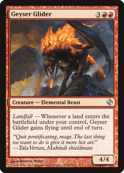 Geyser Glider DDI-56 Duel Decks: Venser vs. Koth Magic card