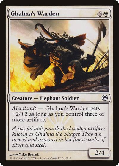 Ghalma's Warden 8 Scars of Mirrodin Magic card