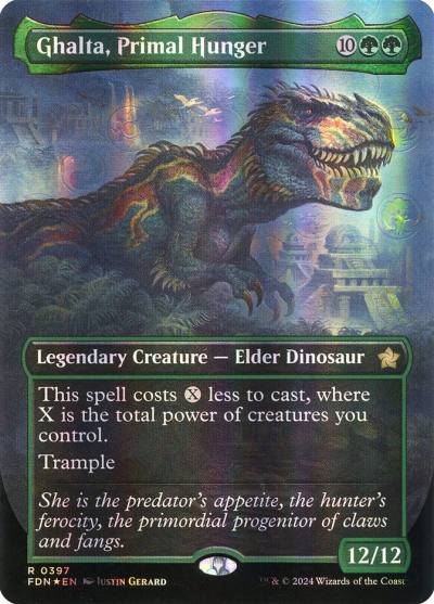 Ghalta, Primal Hunger FDN-397 Foundations Magic card