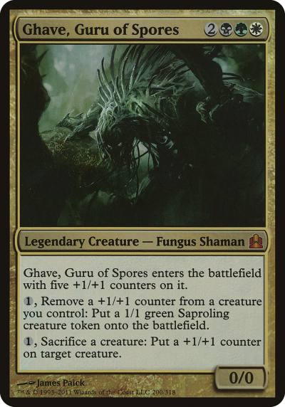 Ghave, Guru of Spores OCMD-200 Commander 2011 Oversized Magic card