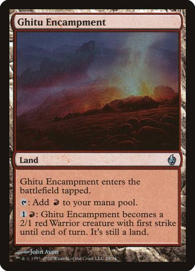 Ghitu Encampment PD2-29 Premium Deck Series: Fire and Lightning Magic card