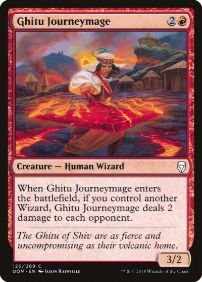 Ghitu Journeymage 126 Dominaria Magic card