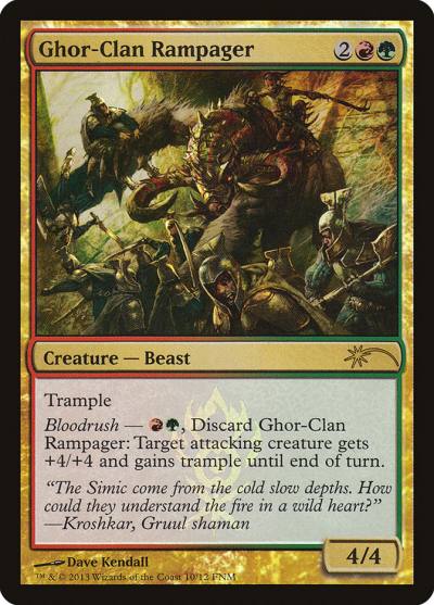 Ghor-Clan Rampager F13-10 Friday Night Magic 2013 Magic card