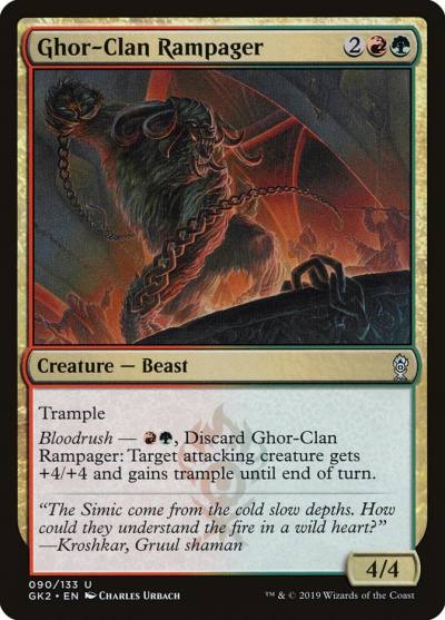 Ghor-Clan Rampager GK2-90 RNA Guild Kit Magic card