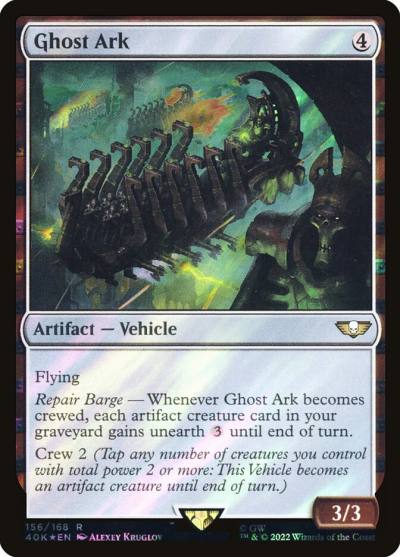 Ghost Ark 40K-156STAR Warhammer 40,000 Commander Magic card