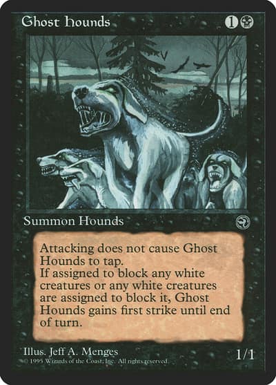Ghost Hounds 49 Homelands Magic card